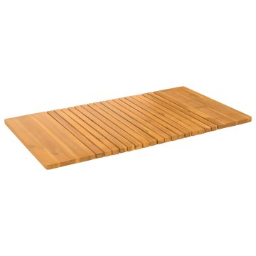 Vidaxl Kopalniška preproga Naravna 100 x 55 cm Masiven les akacije