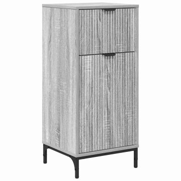 Vidaxl Kopalniška omarica Siva Sonoma 39,5 x 36 x 88 cm