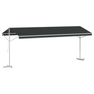 Vidaxl Prosto stoječa tende Antracit 6 x 3 m Poliester