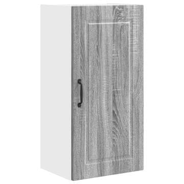 Vidaxl Omarica na steni PORTO Siva Sonoma 40 x 31 x 80 cm