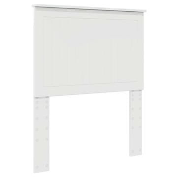 Vidaxl Vzglavje z vzglavjem Svetlo Belo 80 cm Konstruiran les