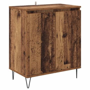 Vidaxl Strani šal Star les 60 x 35 x 70 cm Konstruiran les