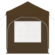 Vidaxl Zložljivi šotor za zabave 192 x 192 x 245 cm Taupe