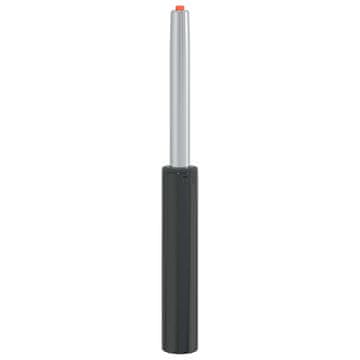 Vidaxl Plinski valj pisarniškega stola Črna 318-473 mm elezo