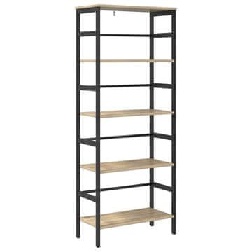 Vidaxl Knjižna polica Sonoma hrast 60 x 29,5 x 149 cm Konstruiran les
