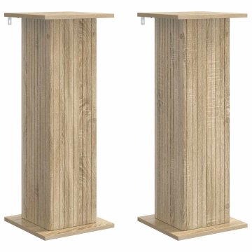 Vidaxl Stojalo za rastline 2 kos Sonoma hrast 30,5 x 30 x 80,5 cm
