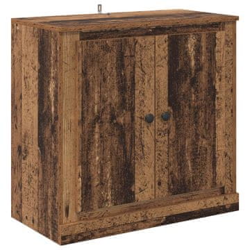 Vidaxl Strani šal Star les 70 x 35,5 x 67,5 cm Konstruiran les
