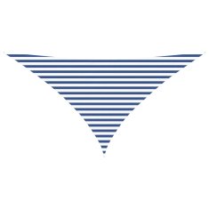 Vidaxl Sončno platno Modra in bela 3,5 x 3,5 x 4,9 m