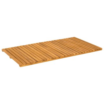 Vidaxl Kopalniška preproga Naravna 100 x 55 cm Masiven les akacije