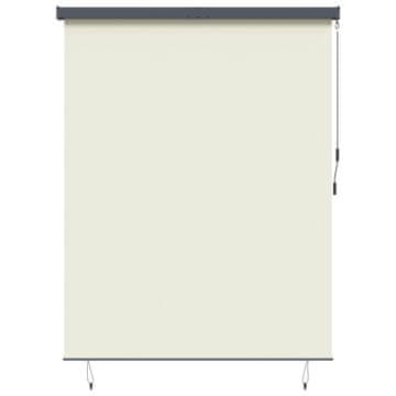 Vidaxl Rolo Krem 200 x 250 cm Tkanina in aluminij