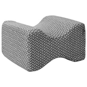 Vidaxl Kolenski blazinek Siva 26 x 21,5 x 15 cm Spominska pena