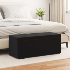 Vidaxl Stolica Črna 101 x 41 x 40 cm Samet in Umetno Leseno