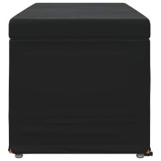 Vidaxl Stolica Črna 101 x 41 x 40 cm Samet in Umetno Leseno