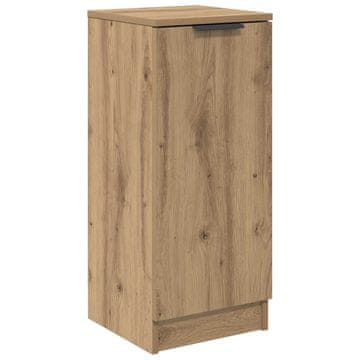 Vidaxl Strani šal Umetni hrast 30 x 30 x 70 cm Konstruiran les