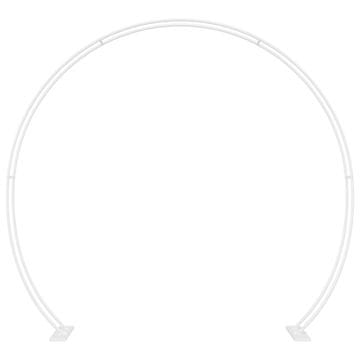 Vidaxl Poroka Arch Bela 223 x 45 x 201 cm Jeklo