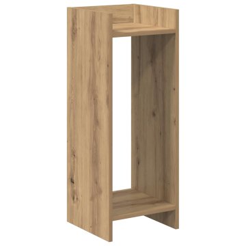 Vidaxl Stojalo za rastline Artisan hrast 30 x 30 x 80 cm
