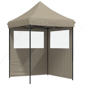 Vidaxl Zabavni šotor Taupe 200 x 200 x 306 cm Oxford tkanina