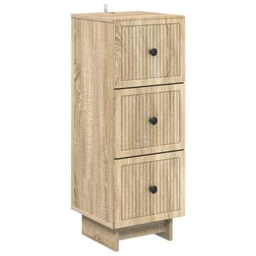Vidaxl Predalna omara Sonoma hrast 33 x 34,5 x 90 cm Inženirski les