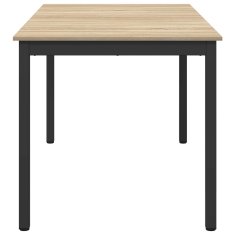 Vidaxl Jedilne mize 140 x 80 x 75 cm Inženirski les Sonoma hrast