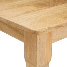 Vidaxl Klubska miza Rjava 110 x 55 x 40 cm Masiven les manga