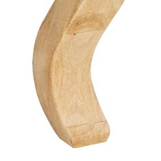 Vidaxl Klubska miza Rjava 110 x 55 x 40 cm Masiven les manga