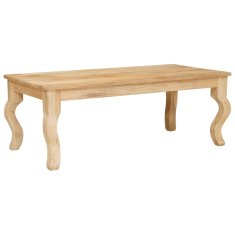 Vidaxl Klubska miza Rjava 110 x 55 x 40 cm Masiven les manga