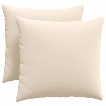 Vidaxl Blazine za kavč 2 szt. Bež 50 x 50 cm blago