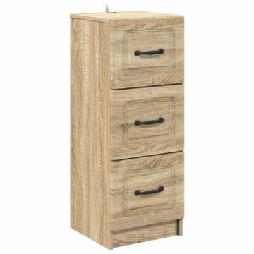 Vidaxl Predalna omara Sonoma hrast 33 x 34,5 x 87 cm Inženirski les