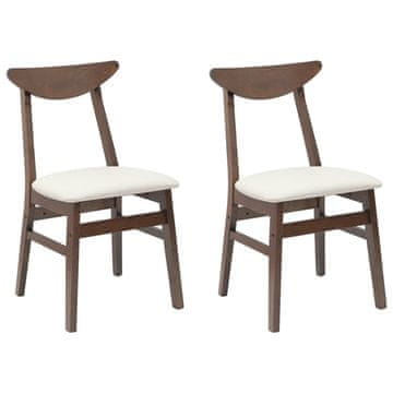 Vidaxl Jedilni stoli 2 szt. Svetlo rjava 42 x 47,5 x 81 cm