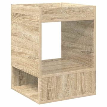 Vidaxl Stranska miza Sonoma hrast 40 x 40 x 56 cm Konstruiran les