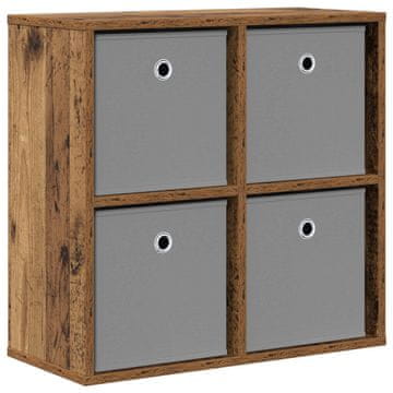 Vidaxl Strani šal s predalom Star les 59,5 x 27 x 57 cm