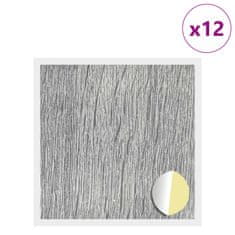 Vidaxl Lepljiva zaščita vijakov 12 szt. Siva Sonoma Ø 20 x 0,5 mm