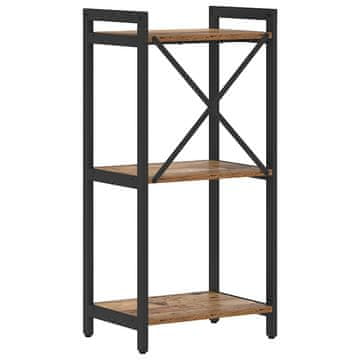 Vidaxl Knjižna polica Star les 40 x 30 x 85 cm Konstruiran les