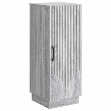 Vidaxl Strani šal Siva Sonoma 33 x 34,5 x 87 cm Inženirski les