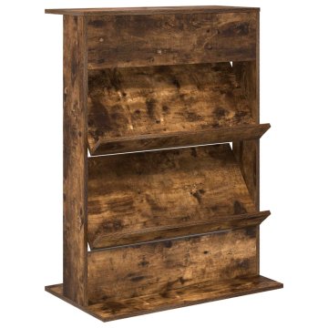 Vidaxl Regal za revije Dimljeni oreh 70 x 41 x 96 cm Inženirski les