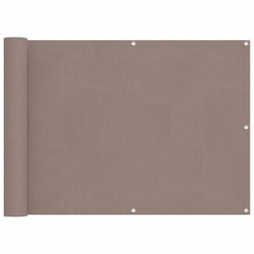 Vidaxl Balconska mreža 75 x 200 cm PU premazan oxford alu