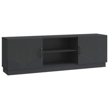 Vidaxl TV omarica Črna 150 x 31 x 47 cm Inženirski les