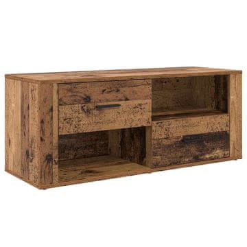 Vidaxl TV omarica s predalom Star les 100 x 35 x 40 cm Konstruiran les