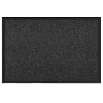 Vidaxl Doormat Antracit 60 x 40 x 1.2 cm Teddy tkanina