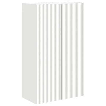 Vidaxl TV stenska omara Bela 59,5 x 31 x 100 cm Konstruiran les