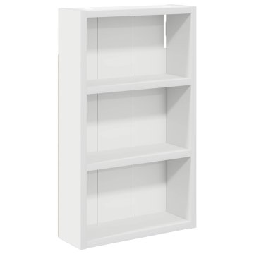 Vidaxl Kopalna stenska omarica Bela 30 x 10 x 50 cm