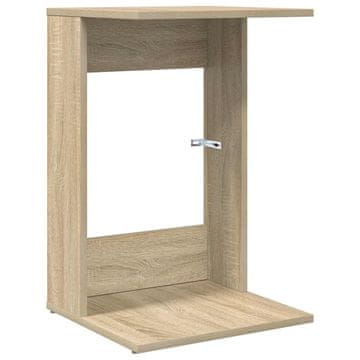 Vidaxl Stranska miza Sonoma hrast 40 x 38 x 62,5 cm Konstruiran les