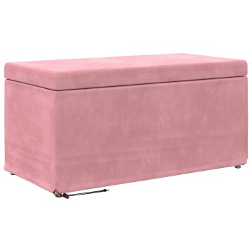 Vidaxl Stolica Roza 81 x 41 x 40 cm Samet in Umetno Leseno