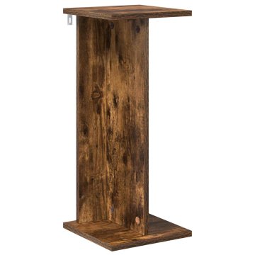 Vidaxl Stojalo za rastline Dimljen hrast 25 x 25,5 x 60,5 cm