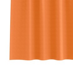 Vidaxl Zavese za zatemnitev z obroči 2 szt. Svetlo oranžna 245 x 140 cm