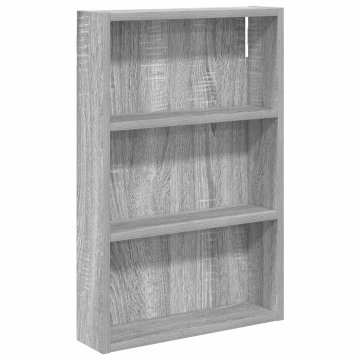 Vidaxl Kopalna stenska omarica Siva Sonoma 40 x 10 x 60,5 cm