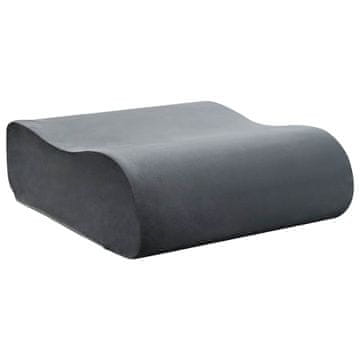 Vidaxl Blazina za sedež Enobarvno Siva 40 x 40 x 13 cm PU pena