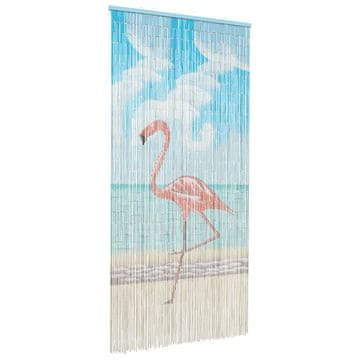 Vidaxl Zavesa proti insektom večbarvno 100 x 200 cm Bambus