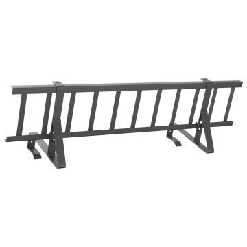 Vidaxl Snežni varovalni sistem za strehe Antracit 100 x 29,5 x 34,5 cm