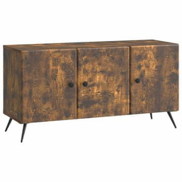 Vidaxl TV omarica Dimljen hrast 99 x 34,5 x 50 cm Inženirski les